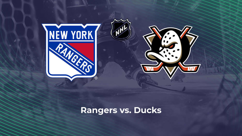 Rangers vs. Ducks NHL Predictions, Picks and Odds - Oct. 19